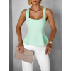 Svetlo zelený elegantný top SAPHIRE