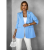 Modré elegantní basic sako TRACY (Veľkosť ONESIZE)