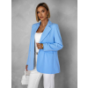 Modré elegantní basic sako TRACY (Veľkosť ONESIZE)