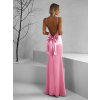Baby ružové dlhé spoločenské šaty LIFOSA