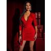 Červené koktejlové šaty BABETA se sponou (Veľkosť ONESIZE)
