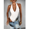 Bílé elegantní body EILEEN (Veľkosť ONESIZE)