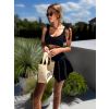 125072 2 cerny muselinovy top korota na raminka
