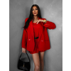Červená elegantná súprava VASINA so sakom
