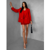 Červená elegantná súprava VASINA so sakom