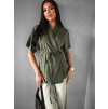 Khaki tunika ERRYLA s viazaním