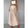 Krémová tylová dlhá sukňa HARRYOL s kraťaskami