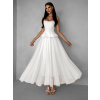 Krémová tylová dlhá sukňa LETTEW