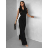 Čierny elegantný dlhý overal LUDERITZ