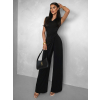 Čierny elegantný dlhý overal LUDERITZ