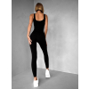 Čierny rebrovaný overal KENBERG
