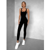 Čierny rebrovaný overal KENBERG