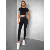 Tmavosivý športový elastický komplet LAOIS s legínami