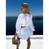 Biely mušelínový letný komplet LUMIRA
