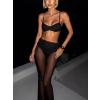 Čierny komplet dvojdielnej plavky FRANCIS s nohavicami