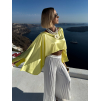 Žltý letný elegantný top LUFFIN