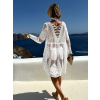 Biela letná tunika ERNEST na plavky