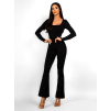 Čierny tvarujúci dlhý overal AVEIRO