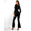 Čierny tvarujúci dlhý overal AVEIRO