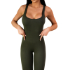 Khaki basic dlouhý žebrovaný overal KENBERG (Veľkosť ONESIZE)