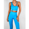 Modrý elastický športový komplet TENEBA