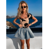 Béžové body MERELLE s květinovým vzorem (Veľkosť M/L)
