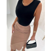 Černé luxusní elegantní body CORELIA (Veľkosť ONESIZE)