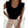 Černé luxusní elegantní body CORELIA (Veľkosť ONESIZE)