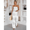 Biely letný dlhý overal RELOFT
