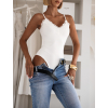 Bílé body LUMMIA s krajkou (Veľkosť M/L)