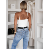Bílé body LUMMIA s krajkou (Veľkosť M/L)