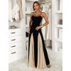 Čierne maxi dlhé elegantné šaty DRELVIK