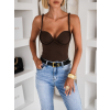 Hnědé elegantní body STRONYA (Veľkosť M/L)