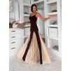 128708 2 hnede maxi dlouhe elegantni saty drelvik