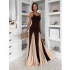 128708 3 hnede maxi dlouhe elegantni saty drelvik