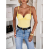 Žlté elegantné body STRONYA