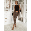 Leopardia štýlová midi sukňa NORELA