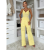 Žltý elegantný dlhý overal VOTOTA