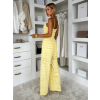 Žltý elegantný dlhý overal VOTOTA
