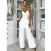 Biely elegantný dlhý overal VOTOTA