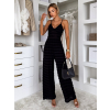 Čierny elegantný dlhý overal VOTOTA