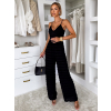 Čierny elegantný dlhý overal VOTOTA