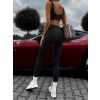 Černé sportovní fitness legíny IMERON (Veľkosť L)