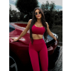 Červená sportovní fitness podprsenka LOVIRA (Veľkosť L)