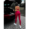 Červená sportovní fitness podprsenka LOVIRA (Veľkosť L)