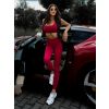 Červená sportovní fitness podprsenka LOVIRA (Veľkosť L)