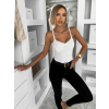 Bílé krajkové body REVORA na ramínka (Veľkosť ONESIZE)