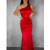 Červené dlhé spoločenské šaty KULOSA