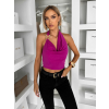 Magenta elegantní top ROUTALY (Veľkosť ONESIZE)