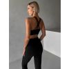 Černá sportovní fitness podprsenka MINARA (Veľkosť L)